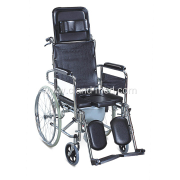 Hospital Medical Commode Toilet Wheel Chair